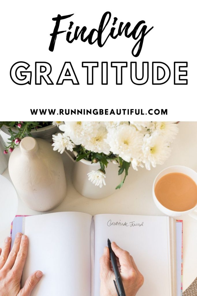 finding gratitude, being grateful, gratitude journal